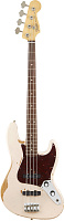 FENDER Flea Jazz Bass Rosewood Fingerboard Roadworn Shell Pink  бас-гитара Jazz Bass, именная модель Фли (RHCP), цвет коралл