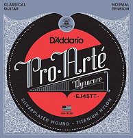 D'ADDARIO EJ45TT струны для классической гитары, Dynacore,Silver, Normal Tension