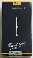 Vandoren CR1135 трости для кларнета Eb , традиционные (синяя пачка), №3.5, (упаковка 10 шт.)