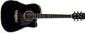 IBANEZ PF15ECE-BK электроакустическая гитара, цвет черный