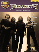 HAL LEONARD 701741 MEGADETH нотный сборник (CD в комплекте)