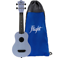 FLIGHT ULTRA S-35 Fog  укулеле сопрано, серия Ultra,  поликарбонат армированный, цвет серый, рюкзак в комплекте