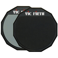 VIC FIRTH PAD6D двусторонний тренировочный пэд 15 см. Два вида покрытия - мягкое и жесткое для точного отскока.