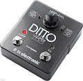 TC ELECTRONIC DITTO X2 LOOPER педаль стерео лупер для гитары, запись до 5 минут, эффекты - реверс и замедление