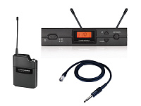 AUDIO-TECHNICA ATW-2110a/G радиосистема с поясным передатчиком, 10 каналов, гитарный шнур