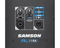 SAMSON RL115A активная акустическая система, 15"+2", 800 Вт, 50 Гц –  20 кГц, макс. SPL 122 дБ, вход USB для радиосистем SAMSON XPD, 386х356х632 мм, вес 14.8 кг