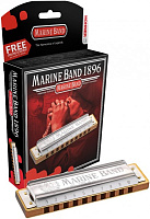 HOHNER Marine Band 1896/20 E harm. minor (M1896256X)  губная гармоника - Richter Classic. Доступ на 30 дней к бесплатным урокам