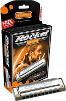 HOHNER Rocket 2013/20 A (M2013106X)  губная гармоника - корпус пластик ABS, крышки из нержавеющей стали. Доступ на 30 дней к бесплатным урокам