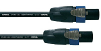 Cordial CPL 5 LL спикерный кабель Speakon 4-контактный - Speakon 4-контактный, разъемы Neutrik, длина 5 метров, черный