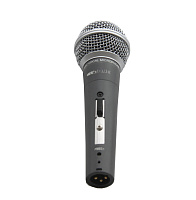 INVOTONE PM02A  микрофон вокальный динамический гиперкардиоидный, 50 Гц - 15 кГц, 600 Ом, выключатель, чехол, держатель