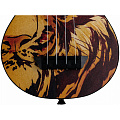 FLIGHT TUS-40 TIGER  укулеле Travel, сопрано, верхняя дека - липа, корпус - пластик, рисунок "Тигр", чехол в комплекте
