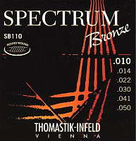 THOMASTIK Spectrum SB110T струны для акустической гитары, 10-50, бронза