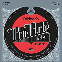D'ADDARIO EJ45FF струны для классической гитары, Pro-Arte, верхние струны-Carbon, басы-Dynacore, Normal Tension