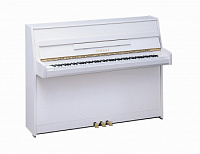 YAMAHA JU109 PWH  акустическое пианино, цвет белый полированный, банкетка в комплекте