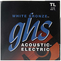 GHS WB-TL Струны для акустической гитары, обмотка сплав 52, 12-15-22-30-38-50, Vintage Bronze