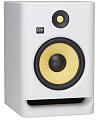 KRK RP8G4WN Активный 2-полосный (Bi-Amp) 8-дюймовый студийный звуковой монитор, DSP, 25-полосный эквалайзер, лимитер, цвет белый