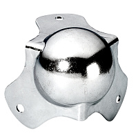 Adam Hall 4120  Угол средний, для рэка, 50 мм, треугольный, с шаром, оцинкованный метал 1.2 мм