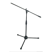 Proel RSM181 Микрофонная низкая стойка журавль, высота 500-850 мм, тренога, цвет черный