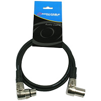 American Dj AC-XMXF/3-90 кабель микрофонный угловой XLR/XLR, длина 3 метра