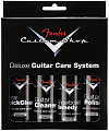 FENDER Custom Shop Deluxe Guitar Care System, 4 Pack, Black - набор из 4-х средств по уходу за гитарой