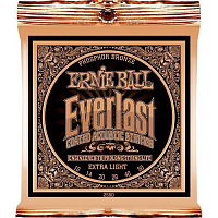 Ernie Ball 2550 струны для акустической гитары Everlast Phosphor Bronze Extra Light (10-14-20w-28-40-50)