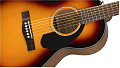 FENDER CP-60S Parlor Sunburst WN Акустическая гитара парлор, топ массив ели, накладка орех, цвет санберст
