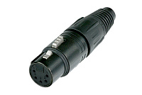 Neutrik NC5FX-BAG кабельный разъем XLR female черненый корпус 5 контактов