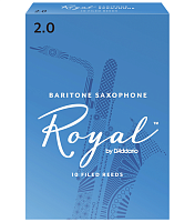 Rico RLB1020  трости для баритон-саксофона, Royal №2, 10 штук в упаковке