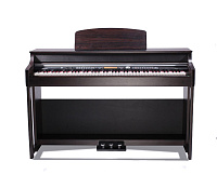 MEDELI DP388 пианино цифровое, молоточковая механика, полифония 128, 500 голосов, 3 педали, стойка, цвет черный