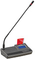GONSIN TL-VD6000 микрофонная консоль делегата. Поддержка IC-карт регистрации. ЖК-дисплей. Встроенный динамик. Регулятор громкости и выход для наушников, выход для записи