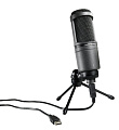 Audio-Technica AT2020USB+  студийный кардиоидный конденсаторный микрофон с большой диафрагмой