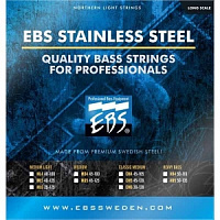 EBS SS-CM Набор струн для бас-гитары, 5 струн, Stainless Steel, 45, 65, 85, 105, 128