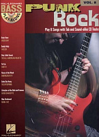 HL00699813 - Bass Play-Along Volume 8: Punk Rock - книга: Играй на бас-гитаре один: Панк-рок, 56 страниц, язык - английский