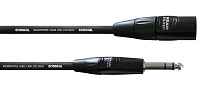 Cordial CIM 3 MV инструментальный кабель XLR male/джек стерео 6,3 мм male, 3,0 м, черный