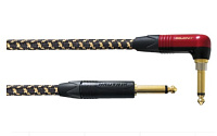 Cordial CXI 7.5 PR-EDITION 25-SILENT гитарный кабель угловой джек моно 6.3 мм - джек моно 6.3 мм, длина 7.5 м
