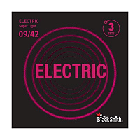 BlackSmith Electric Super Light 9/42 3 Sets струны для электрогитары, 3 комплекта