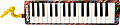 HOHNER Airboard 32  духовая мелодика 32 клавиши, медные язычки, пластиковый корпус, цвет (C94402)