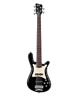Warwick Streamer CV 5 BK SH Teambuilt 5-струнная бас-гитара, пассивная эл-ка, чехол, цвет черный