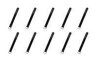 Rockboard CABLE TIES 200 B  липучки для проводов (10 шт.), цвет черный, small