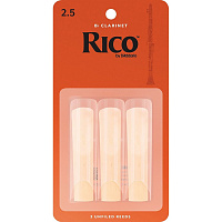 RICO RCA0325 трости для кларнета Bb №2.5, 3 штуки в упаковке