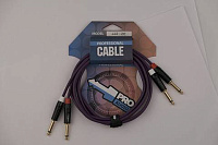 PROAUDIO JJ2-2E  кабель 2хTS - 2xTS, длина 2 метра