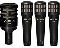 Audix DP4 Комплект из 4 микрофонов для ударных: 3 х Audix i5, Audix D6, 3 x Audix MC1, 3 x Audix DFELX, Audix DCLIP, кейс