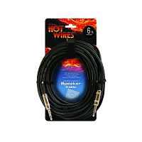OnStage SP14-6 акустический кабель 2х2 мм, 6.3 джек моно  6.3 джек моно, длина 1.83 метра