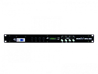 Eurolite DPX-405 DMX 19" Dimmer pack четырехканальный диммер, 5 А на канал (16 А на 4 канала), управление DMX (XLR-3), выходные разъемы IEC, рэковое крепление.