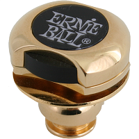 Ernie Ball 4602 замок-фиксатор (стреплок) ремня к гитаре, золото, комплект из 2-х штук
