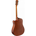 FLIGHT AD-455CE NA  электроакустическая гитара c вырезом и скосом, цвет натуральный