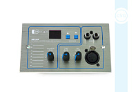 CVGaudio WCP-С2M  Настенный зональный удаленный контроллер управления CVGaudio PMM-380 CAT5e/6 с линейным (2RCA) и микрофонным (XLR) входами, громкость, выбор входа, удаление 100m, алюминий