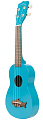 KALA MK-SS/BLU MAKALA SHARK, SOPRANO UKULELE, MAKO BLUE укулеле сопрано, цвет голубой