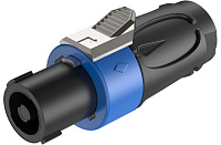 ROXTONE RS4F-N-BU Разъем кабельный типа speakon, 4-контактный, "female", цвет черно-синий