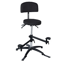 GUIL SL-50 стул для контрабасиста, высота 57-83 см, спинка 43 x 23 x 4 см, вес 13,6 кг, чёрная обивка